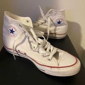Converse White High Tops